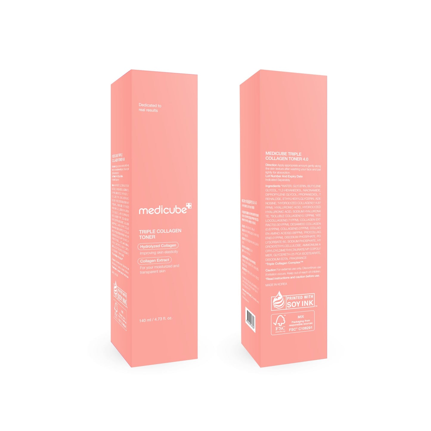 Collagen Toner for Hydration & Plump Skin - Medicube 4.73 fl.oz.