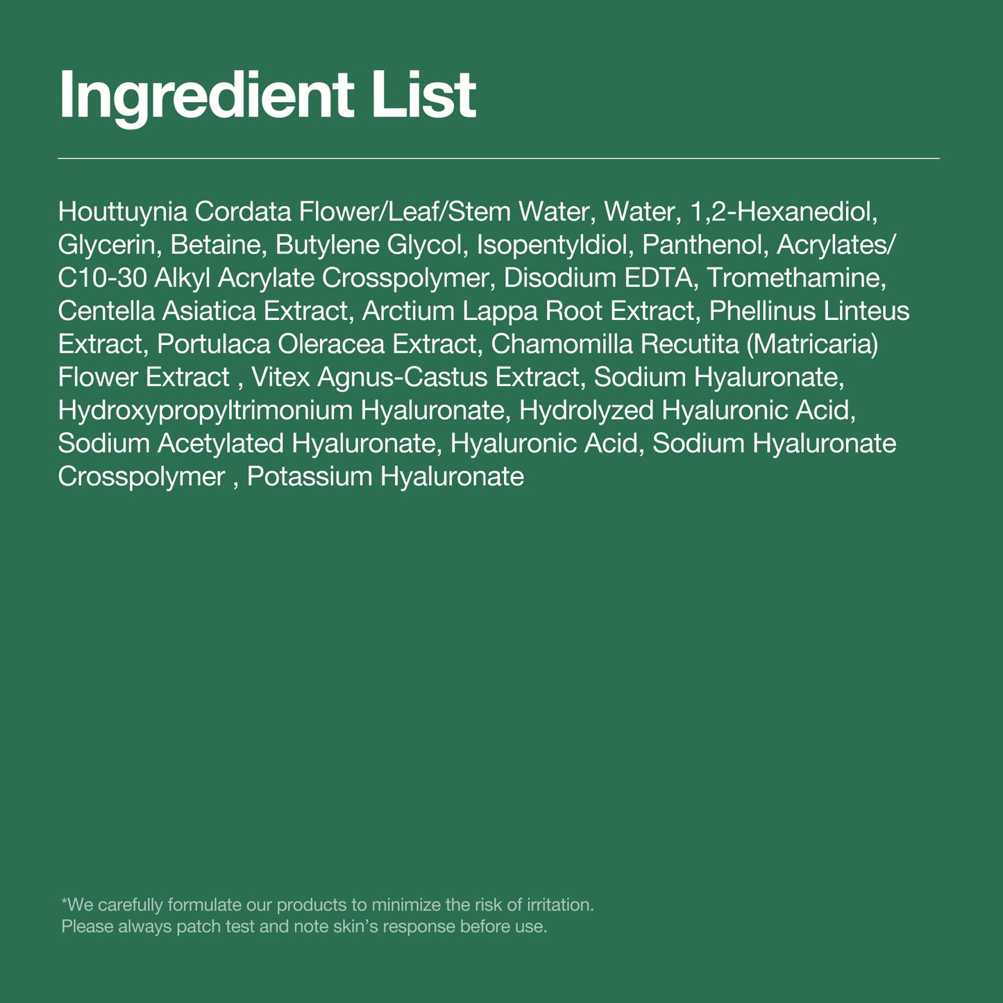 Heartleaf 77 Toner: Soothing Hydration for Sensitive Skin