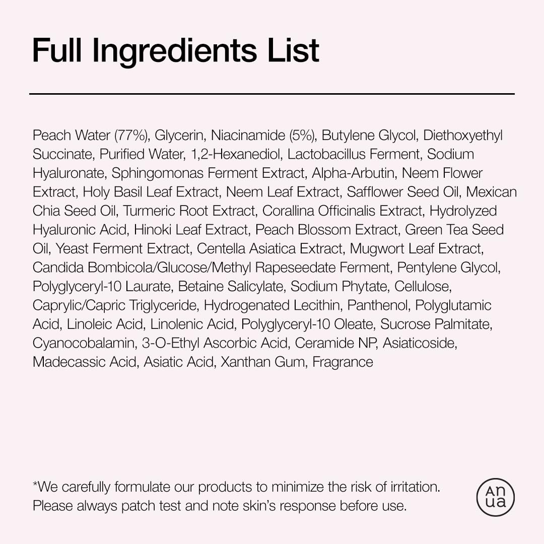 Niacinamide Serum for Glowing Skin - Anua Peach 70, 1.01 fl.oz