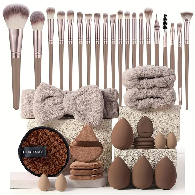 Complete Makeup Brush Set 20/40 Pcs - Foundation & Face Tools