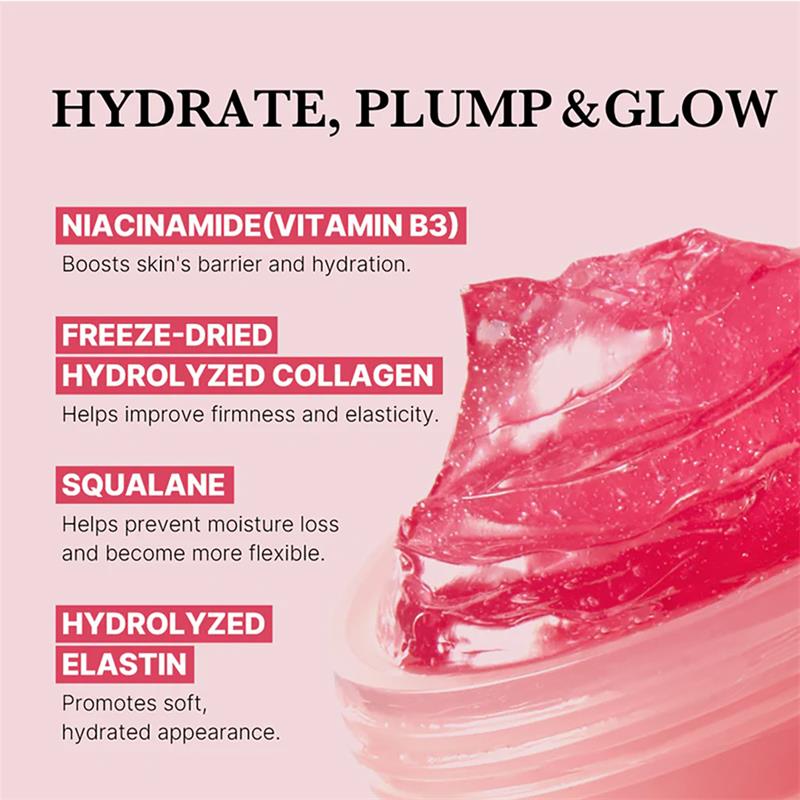 Pink Collagen Cream: Anti-Aging Glow & Pore Minimizing Mask