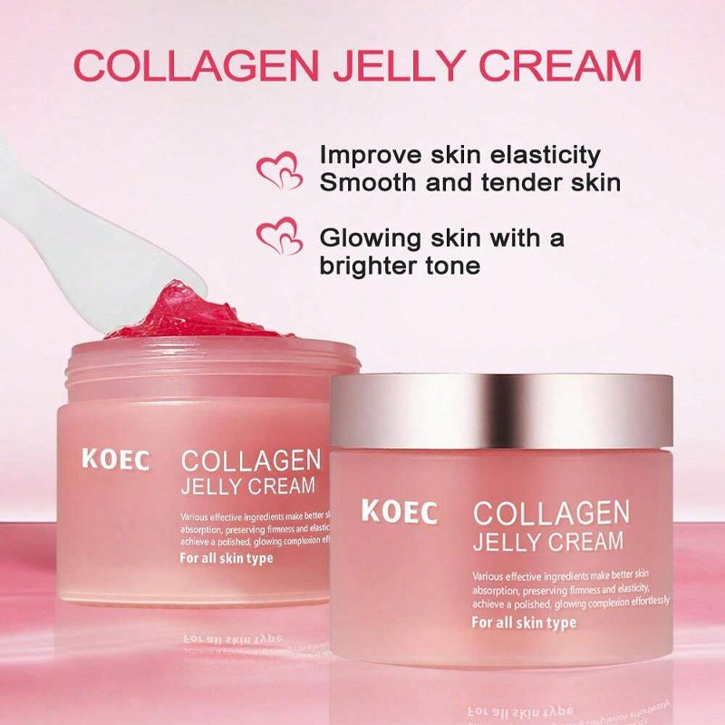 Pink Collagen Cream: Anti-Aging Glow & Pore Minimizing Mask