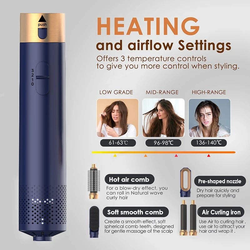 5-in-1 Hair Dryer & Air Styler Set