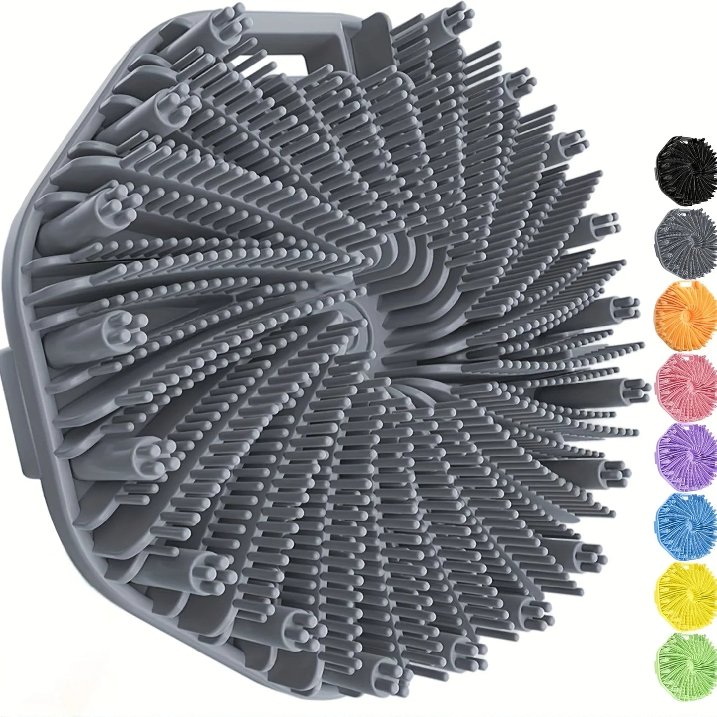 Soft Silicone Bath Brush - Manual Exfoliating Shower Scrubber