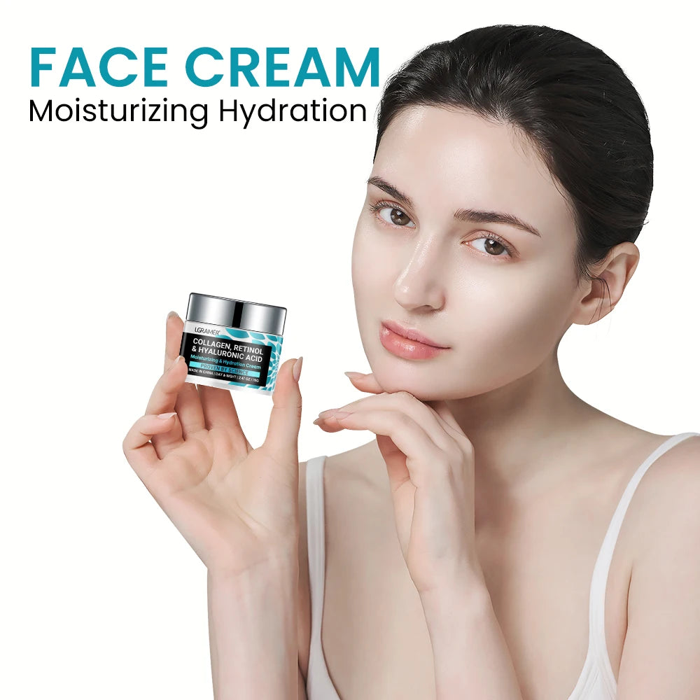 Collagen, Retinol and Hyaluronic Cream: Deep Moisture for Ageing Skin