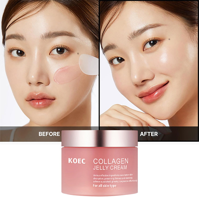Pink Collagen Cream: Anti-Aging Glow & Pore Minimizing Mask