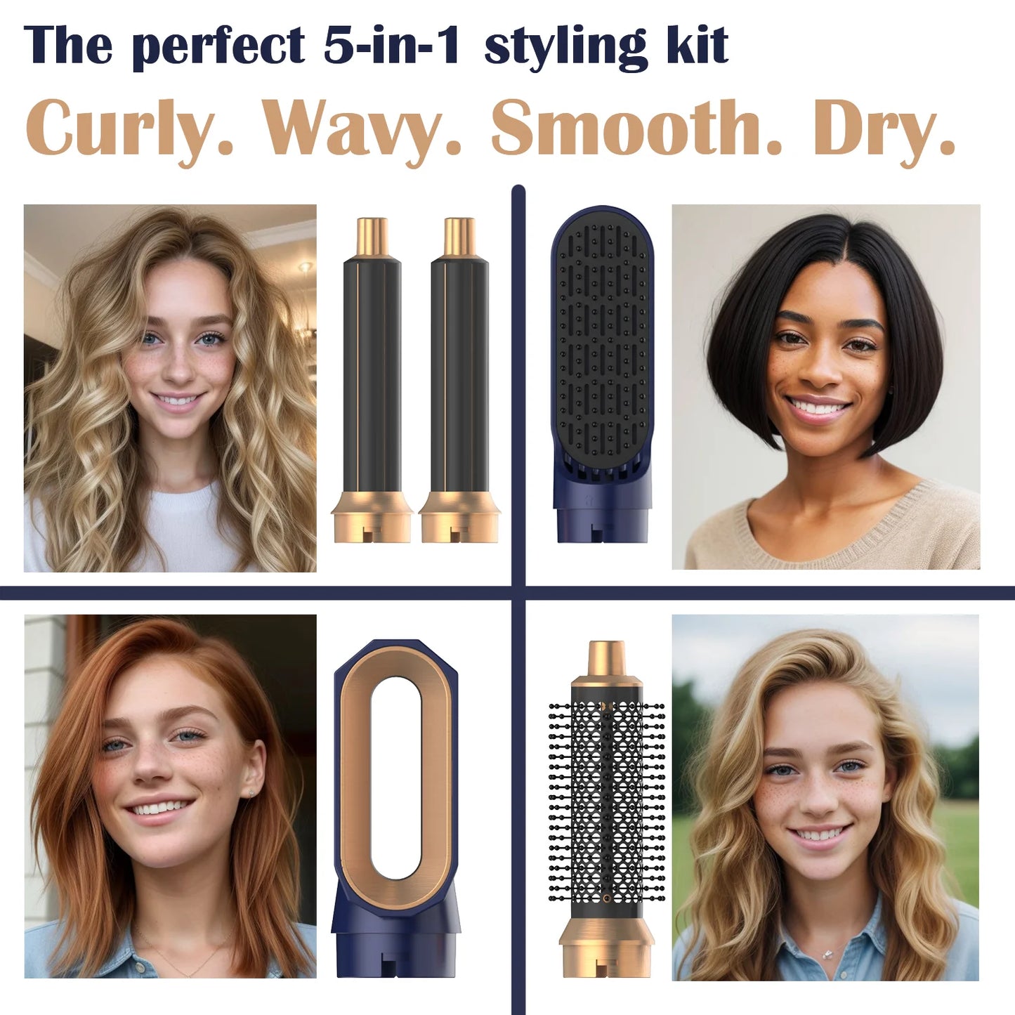 5-in-1 Hair Dryer & Air Styler Set