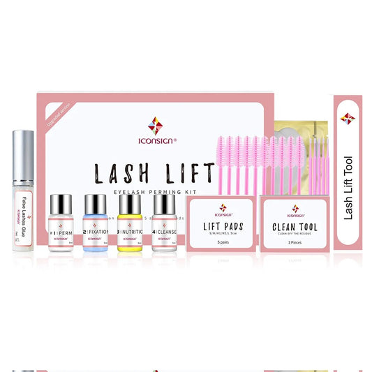 Lash Lift Kit ICONSIGN: 6-8 Week Curl, Complete 10-Piece Set