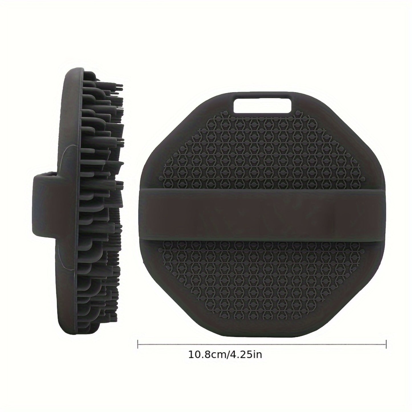 Soft Silicone Bath Brush - Manual Exfoliating Shower Scrubber