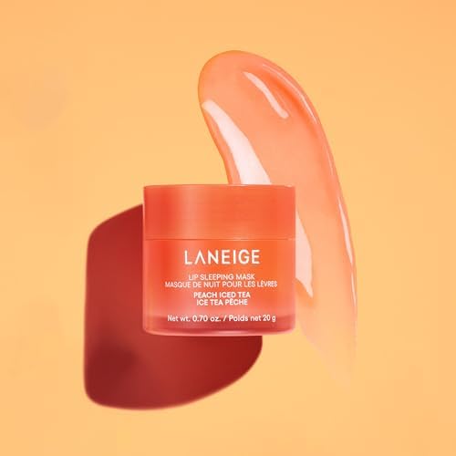 LANEIGE Lip Sleeping Mask: Peach Iced Tea Hydration Boost