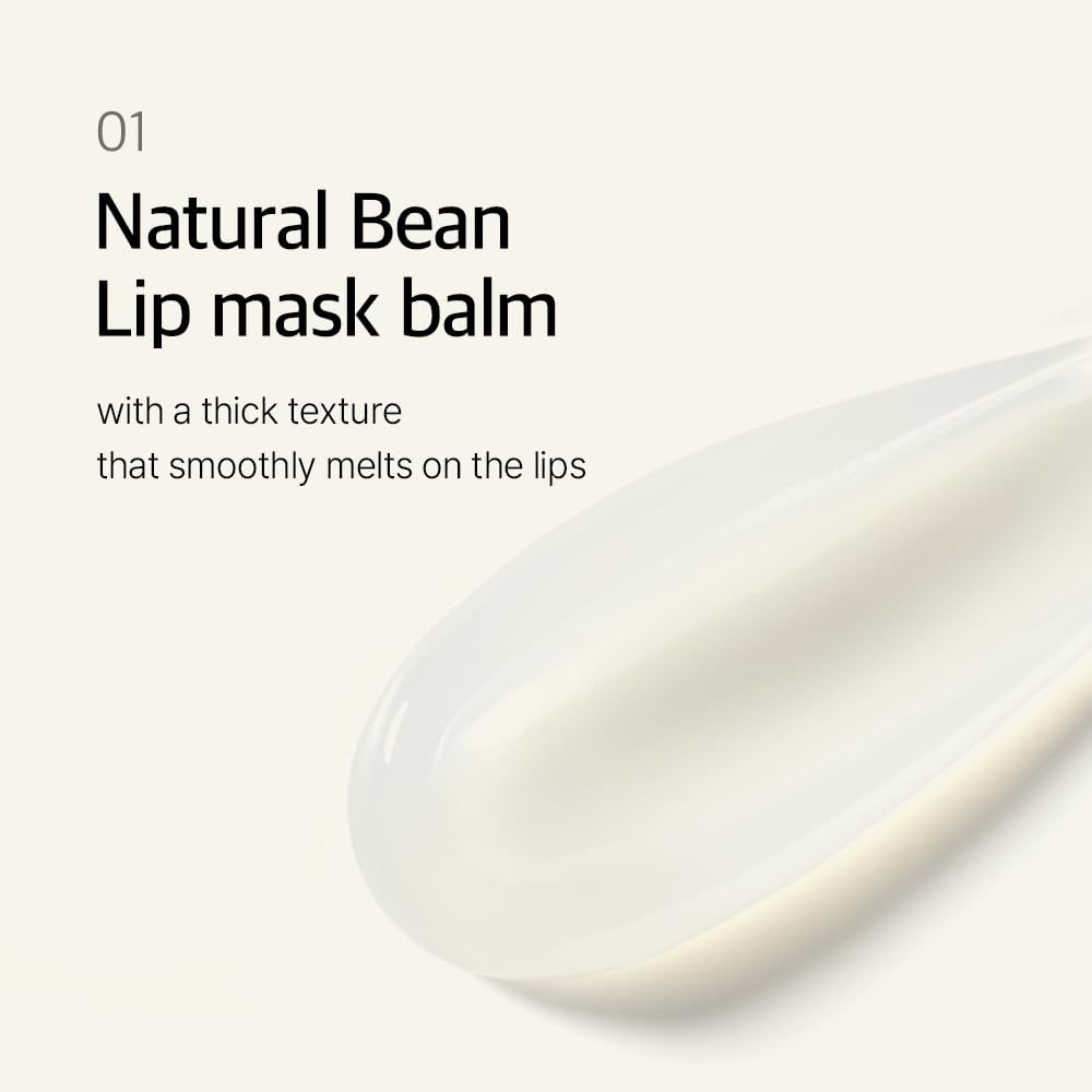 Natural Bean Lip Mask - Hydrate & Soften with Shea Butter