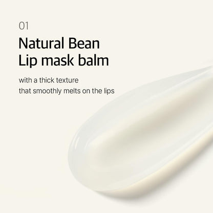 Natural Bean Lip Mask - Hydrate & Soften with Shea Butter