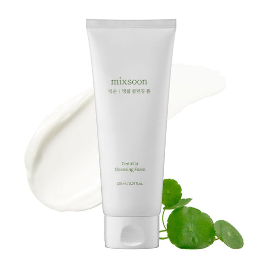 Mixsoon Centella Cleansing Foam - Cica, Low pH, Hydrating 150ml