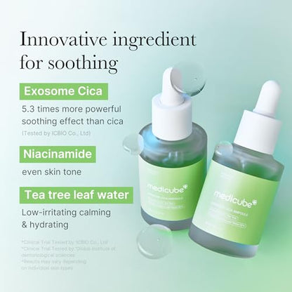 Exosome Cica Tea Tree Ampoule for Sensitive Skin - 30ml