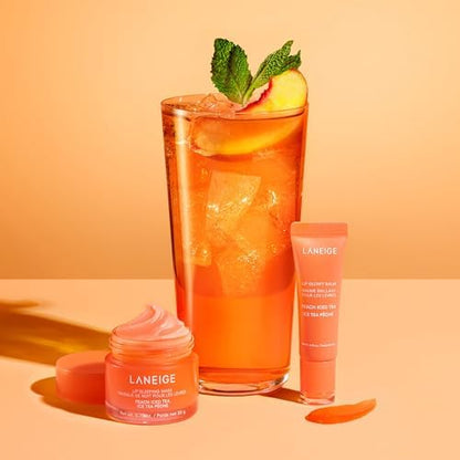 LANEIGE Lip Sleeping Mask: Peach Iced Tea Hydration Boost