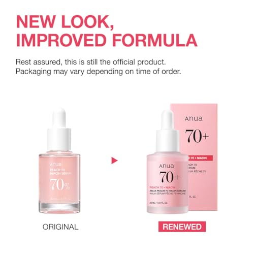 Niacinamide Serum for Glowing Skin - Anua Peach 70, 1.01 fl.oz