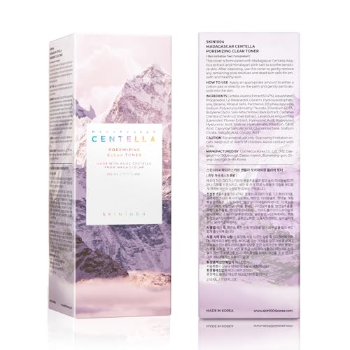 Korean Face Toner with Pink Salt & Centella - 210ml