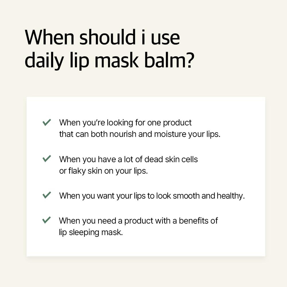 Natural Bean Lip Mask - Hydrate & Soften with Shea Butter
