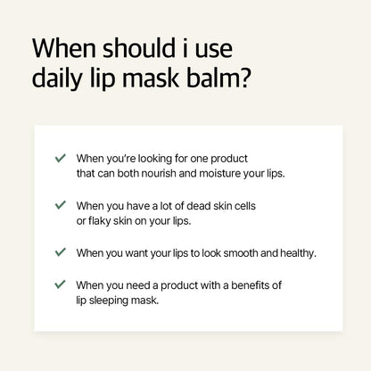 Natural Bean Lip Mask - Hydrate & Soften with Shea Butter