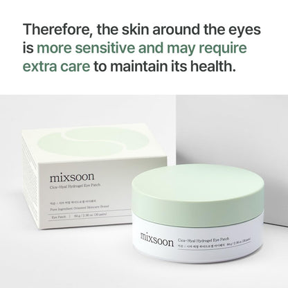 Cica-Hyal Eye Patches: Soothing, Hydrating Korean Skincare
