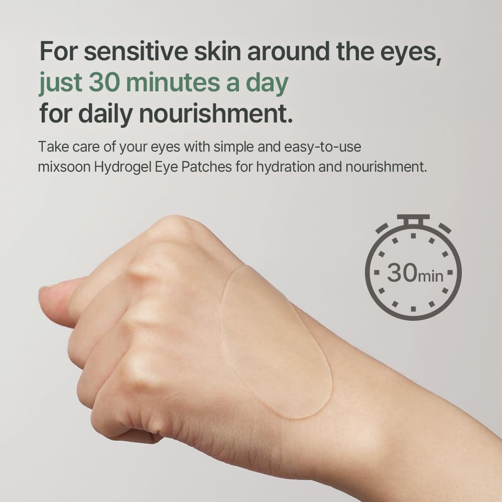 Cica-Hyal Eye Patches: Soothing, Hydrating Korean Skincare