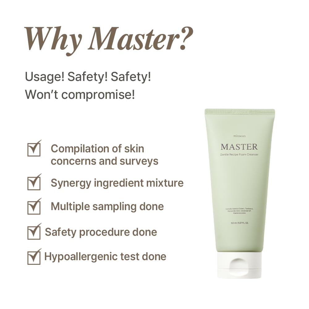Mixsoon Gentle Foam Cleanser - Korean Glass Skin Care 150ml