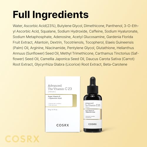 Vitamin C 23% Serum for Fine Lines & Dull Skin - COSRX 0.7oz