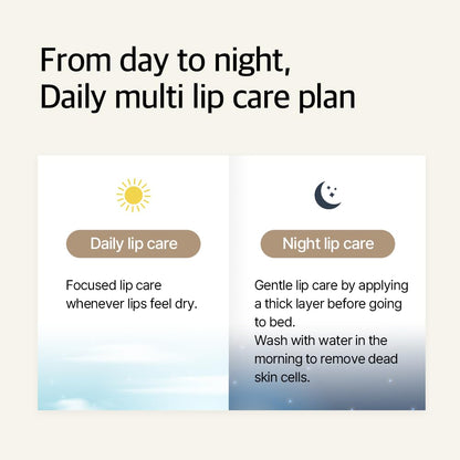 Natural Bean Lip Mask - Hydrate & Soften with Shea Butter