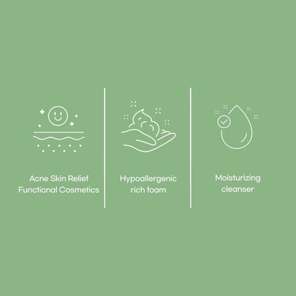 Mixsoon Centella Cleansing Foam - Cica, Low pH, Hydrating 150ml