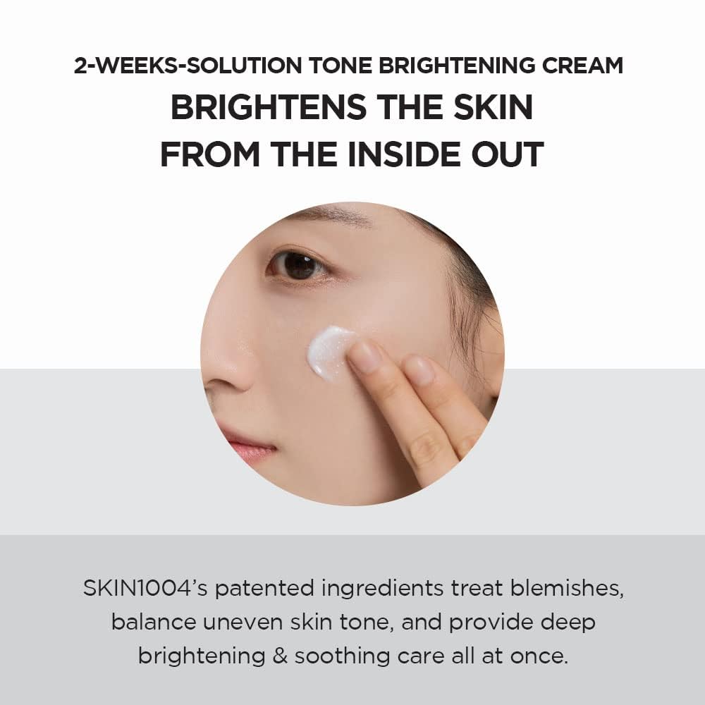 Korean Face Moisturiser: SKIN1004 Tone Glowing Cream 75ml