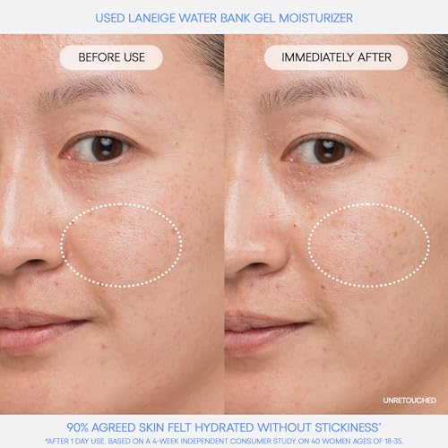 LANEIGE Water Bank Gel: Hydrating Face Moisturizer with Mint