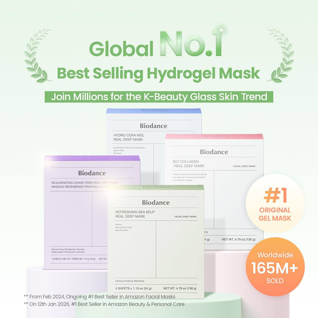 Sea Kelp Hydrogel Mask - Overnight Calm & Blemish Care