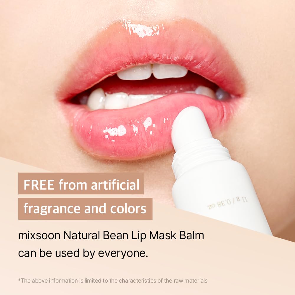 Natural Bean Lip Mask - Hydrate & Soften with Shea Butter