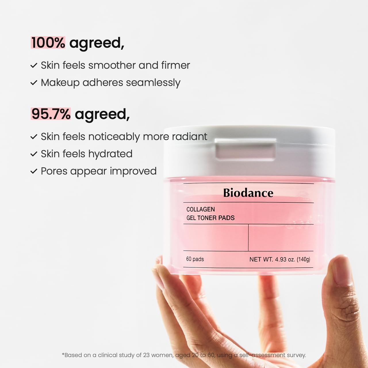 Collagen Gel Toner Pads - Pore Minimizer & Elasticity Boost