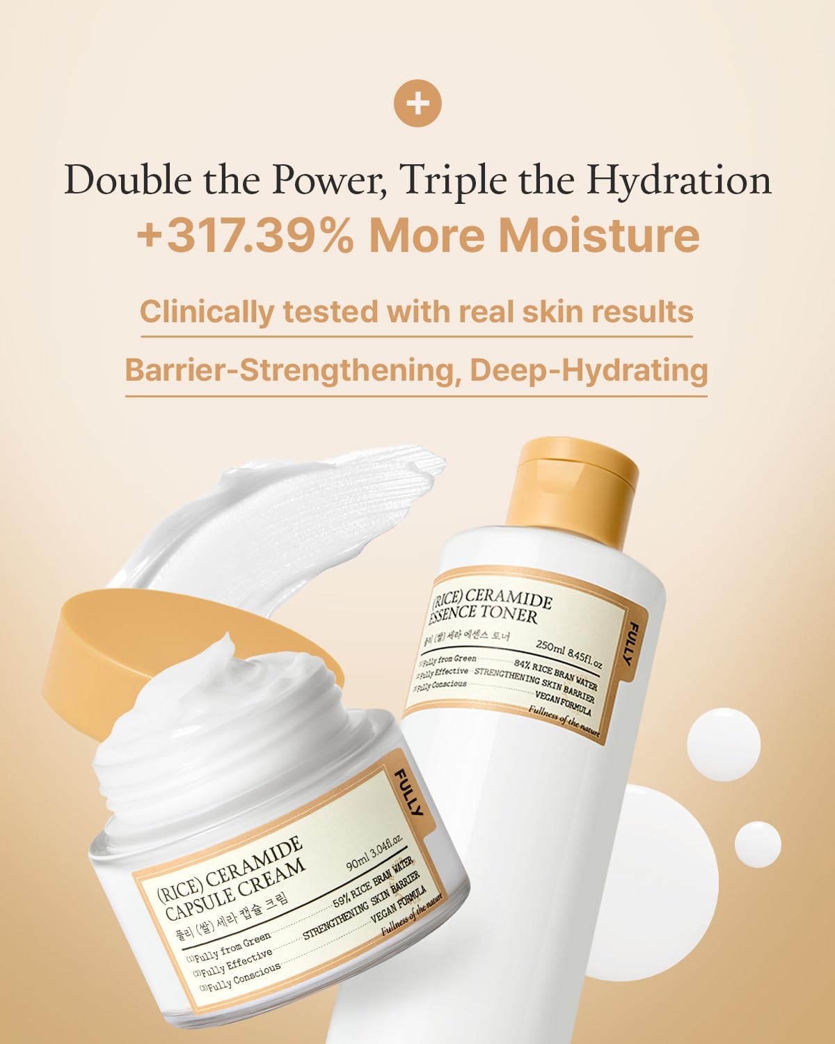 Rice Ceramide Cream - Deep Hydration & Glowing Skin