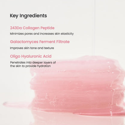 Collagen Gel Toner Pads - Pore Minimizer & Elasticity Boost