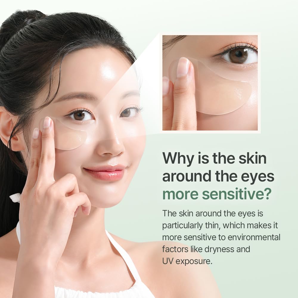 Cica-Hyal Eye Patches: Soothing, Hydrating Korean Skincare