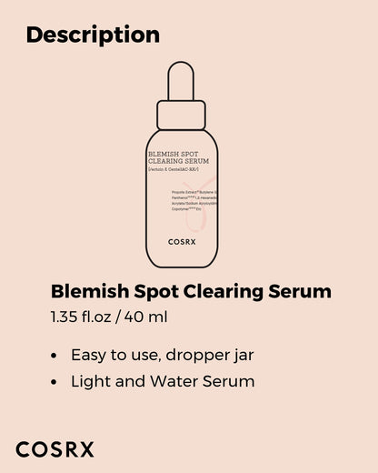 COSRX Blemish Serum: Centella & Niacinamide, 40ml