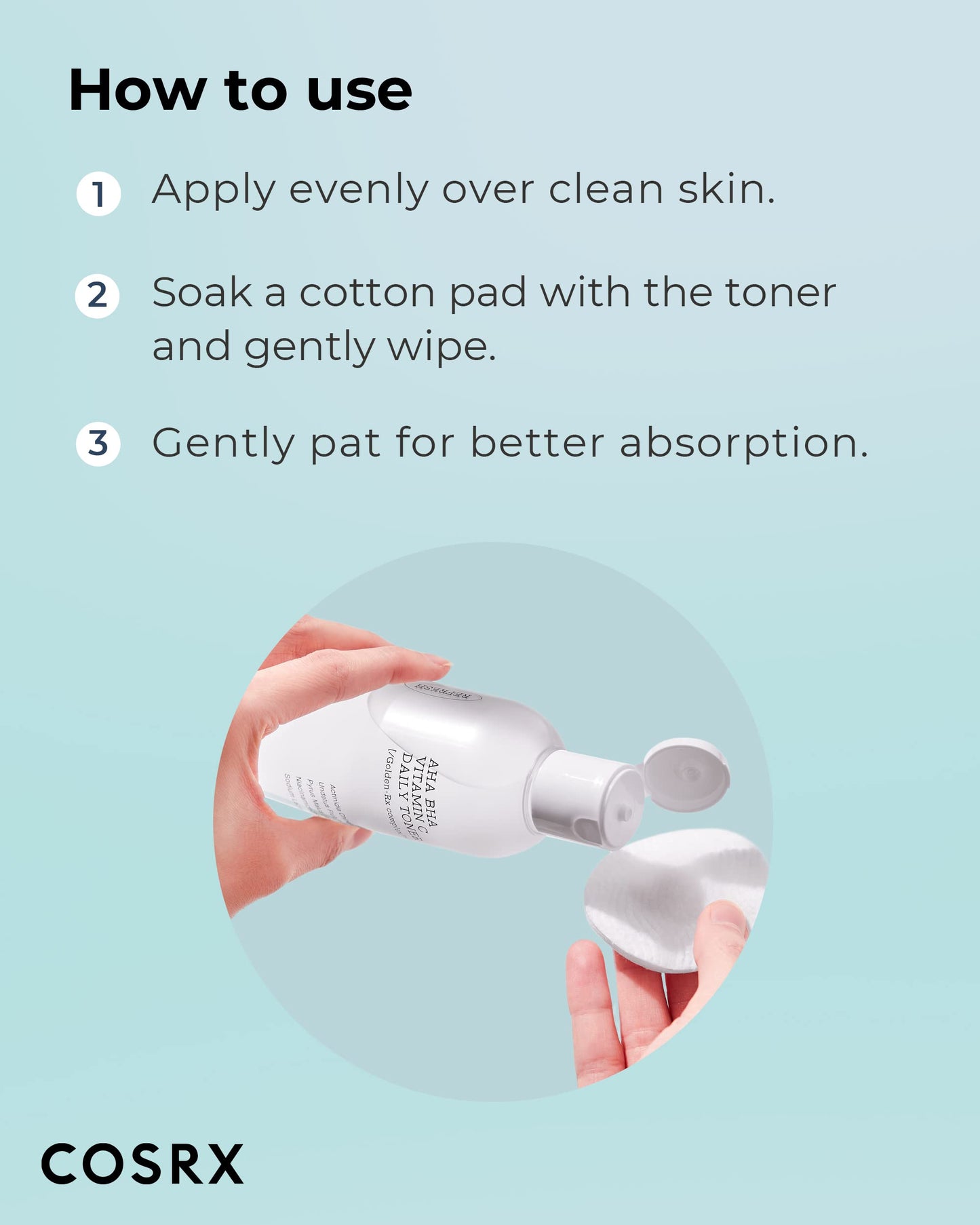AHA BHA Vitamin C Toner - COSRX Daily Exfoliating Korean Care