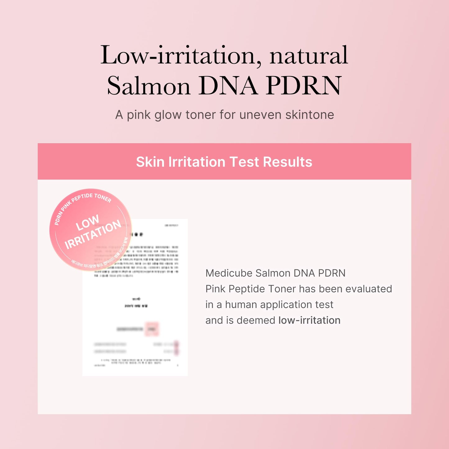 PDRN Toner Salmon DNA CICA Soothing - Korean Skincare 8.45oz