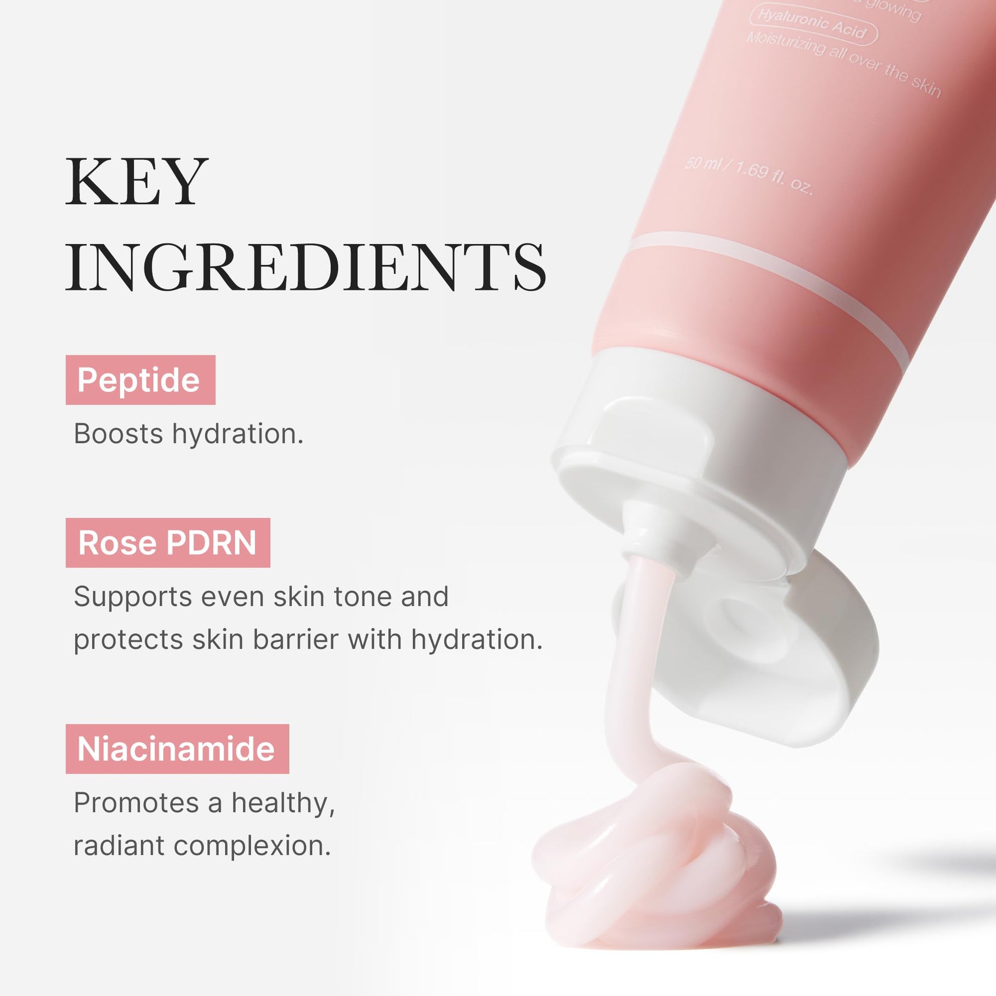PDRN Pink Hyaluronic Cream - Blemish Relief & Hydration