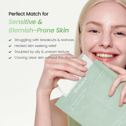 Sea Kelp Hydrogel Mask - Overnight Calm & Blemish Care