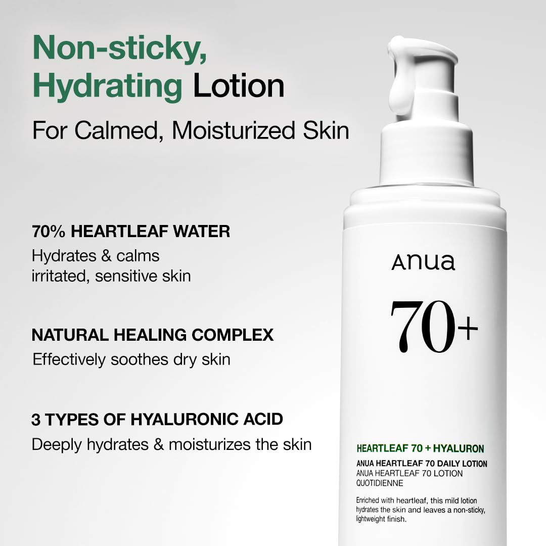 Heartleaf Face Moisturizer with Hyaluronic Acid, 200ml