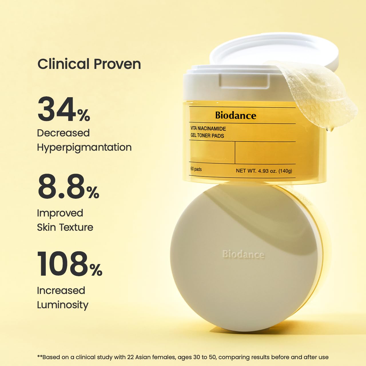 Biodance Niacinamide Toner Pads: Dark Spot Corrector & Exfoliator