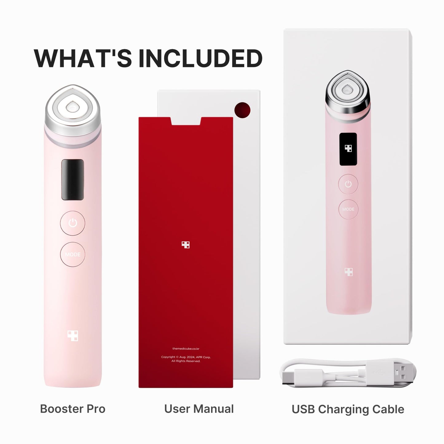 medicube Booster Pro: 6-in-1 Glass Glow Beauty Massager