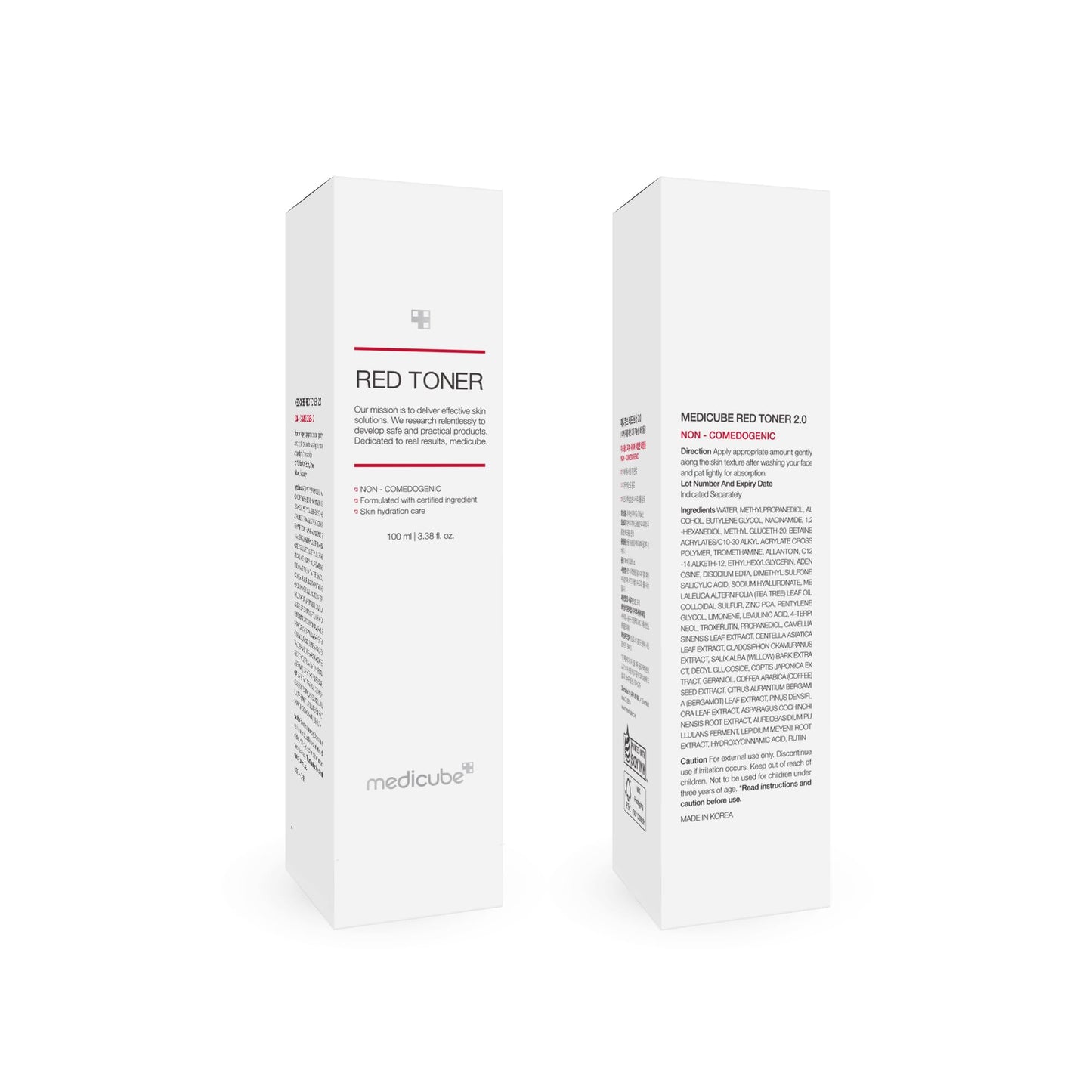 Medicube Red Toner 2.0: Acne Relief with BHA & Niacinamide