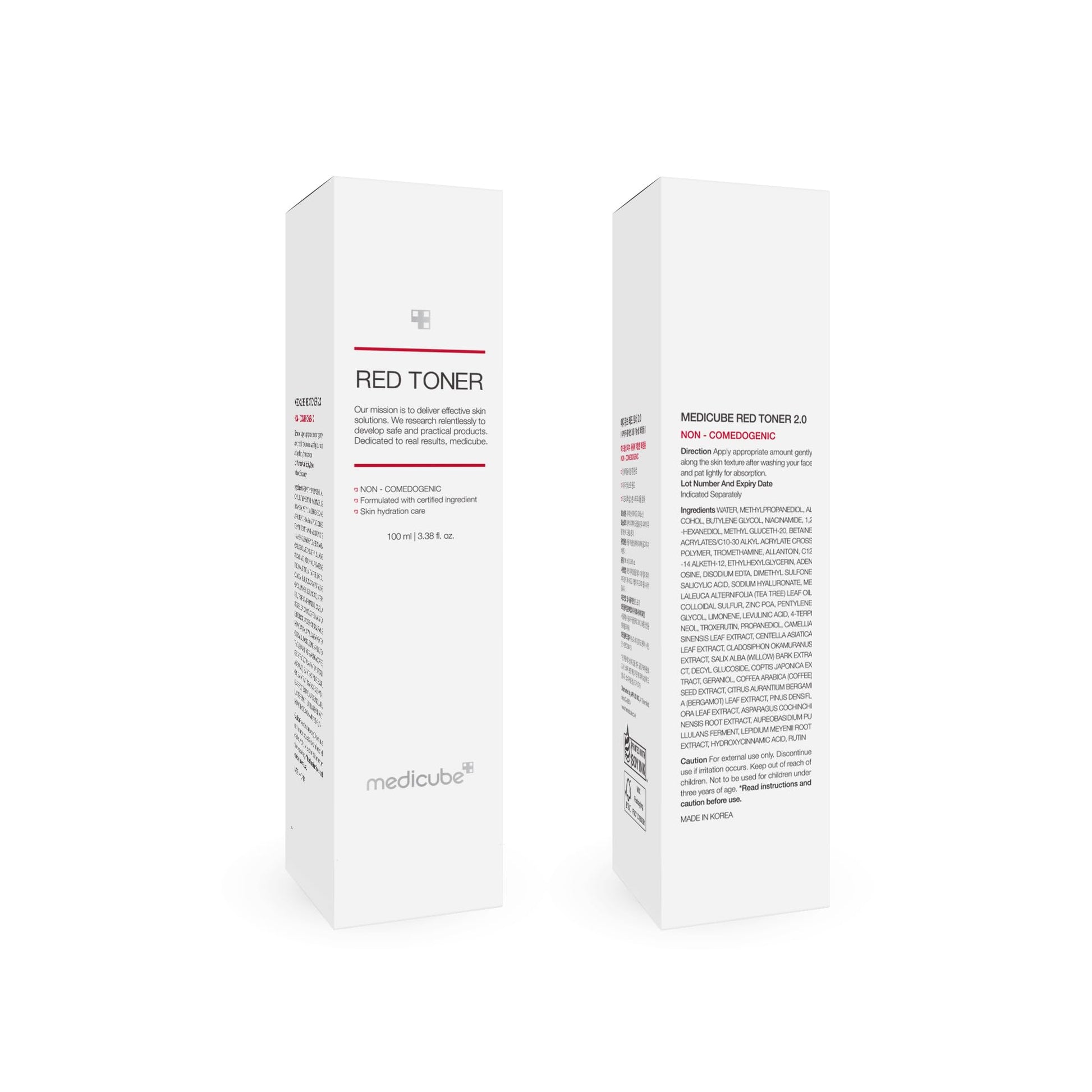Medicube Red Toner 2.0: Acne Relief with BHA & Niacinamide
