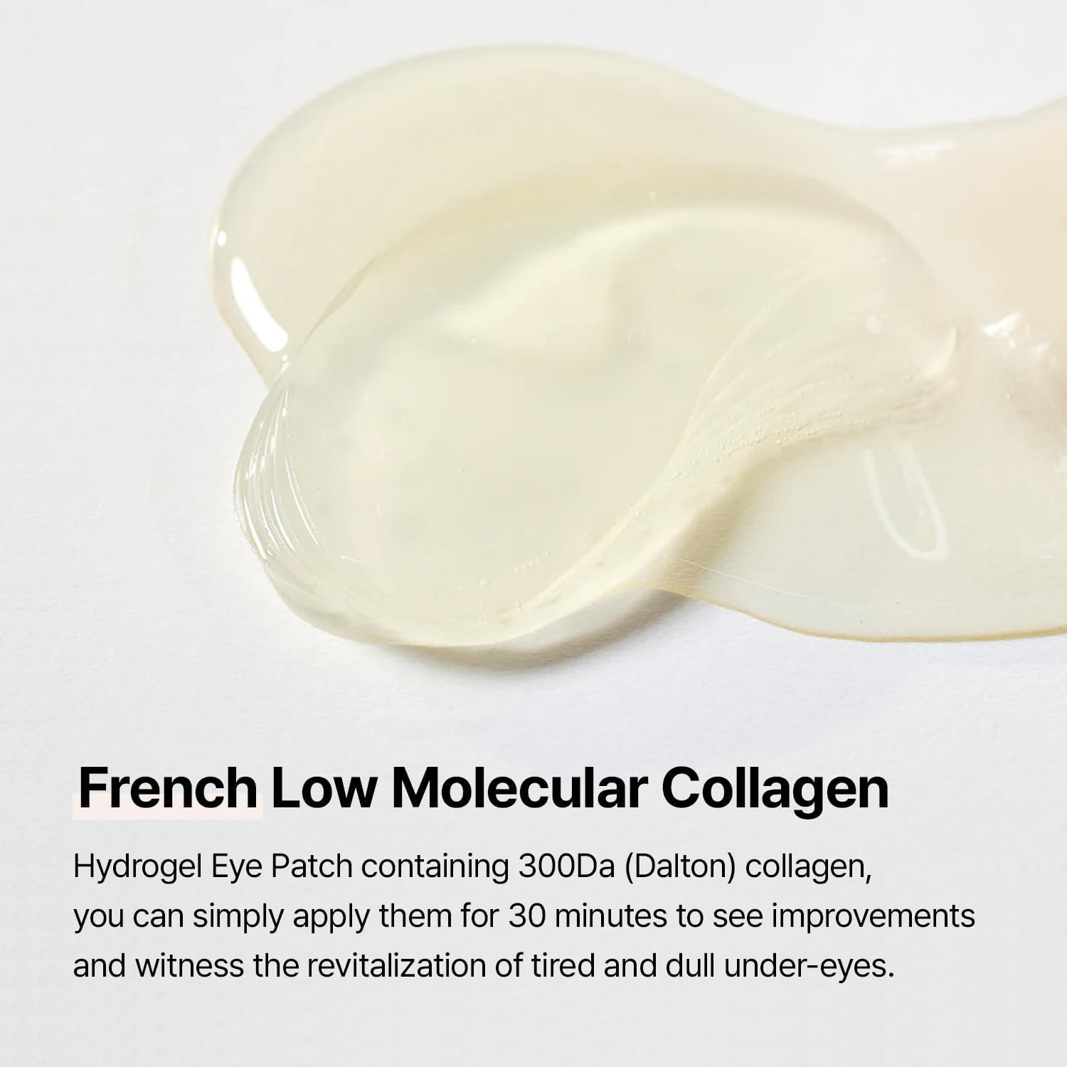 Collagen Hydrogel Eye Patches - Hydrate & Smooth (30 Pairs)