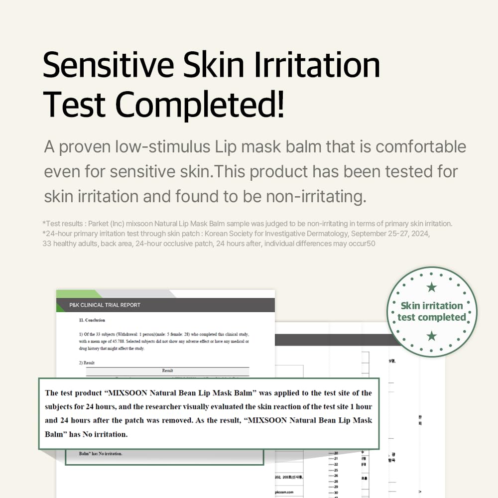 Natural Bean Lip Mask - Hydrate & Soften with Shea Butter