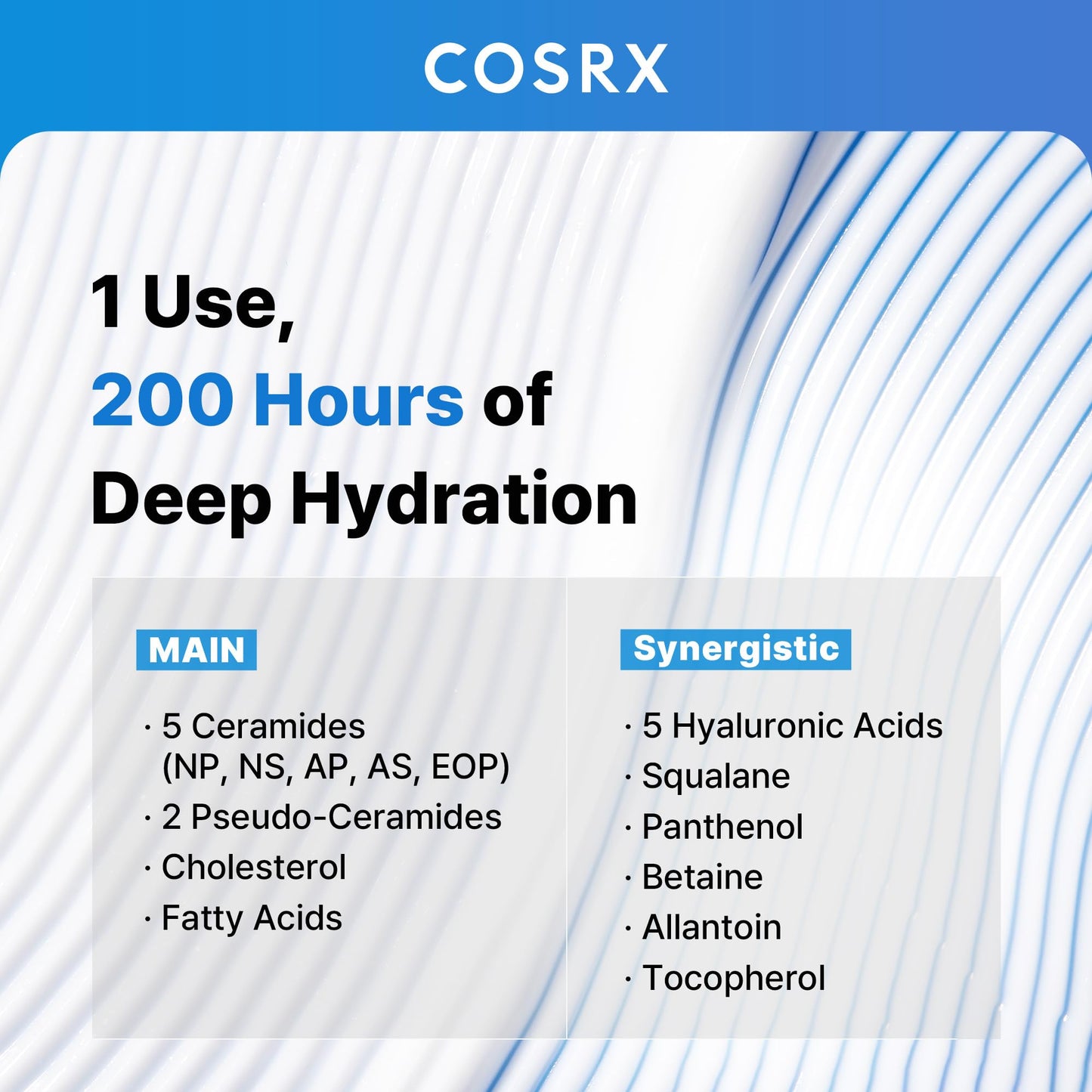 COSRX Ceramide Moisturizer: 7 Ceramides & Hyaluronic Acid
